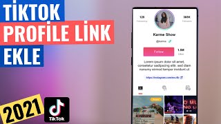 Tik Tok'a nasıl link koyulur
