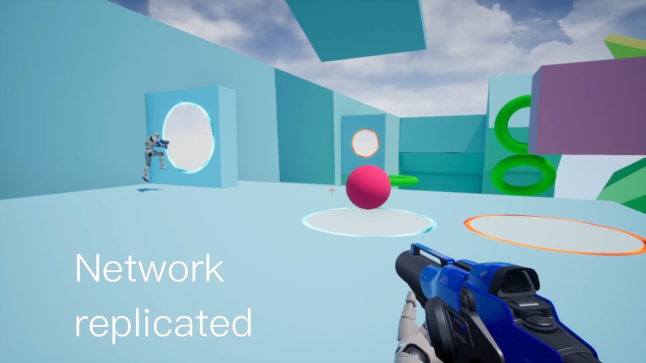 MPG - Multiplayer Portal Gun - Unreal Engine - YouTube