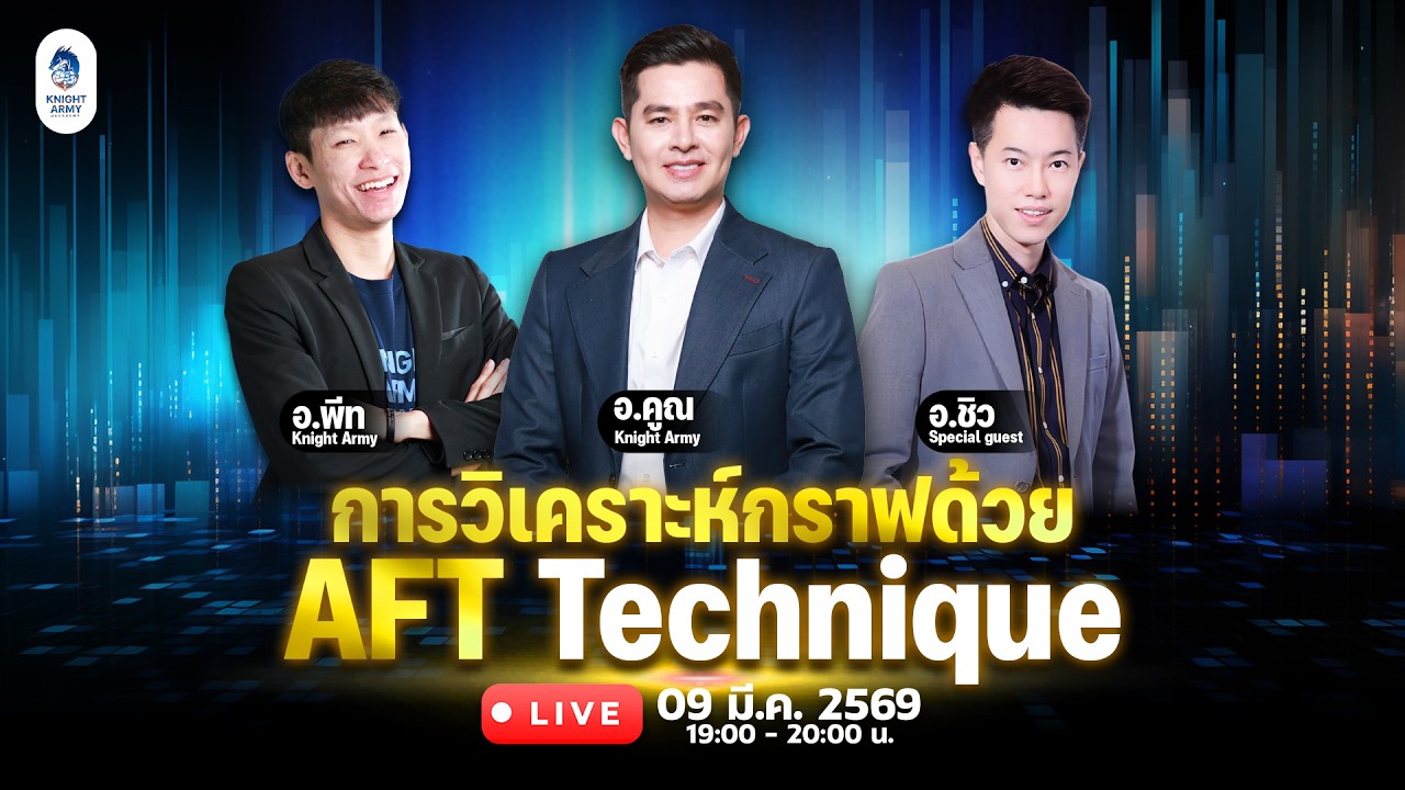 KnightArmy Live 9 มี.ค. 2569 | การวิเคราะห์กราฟด้วย AFT technique