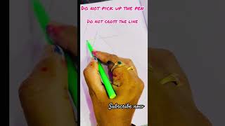 Challenge your Brain with pen & paper game pattern solving puzzle# shorts