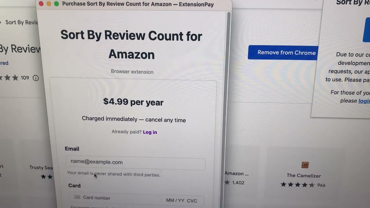 Sort Amazon Shopping Search Results & Set Up Google Chrome Extension Sort by Review Count iOS MacOS