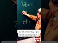 quick and easy tips for mixed numbers #math #mathematics  #ytshorts  #mathstricks #trending #shorts