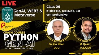06 Python Crash Course | if-else-elif, tuple, zip