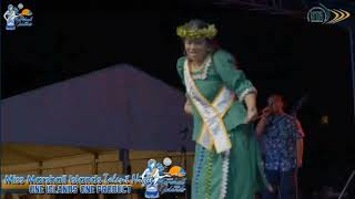 Miss Kwajalein Dorine Laura Korwan  Miss Marshall Islands Talent Night