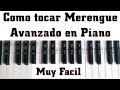 Como tocar merengue avazado en Piano ( Tutorial )