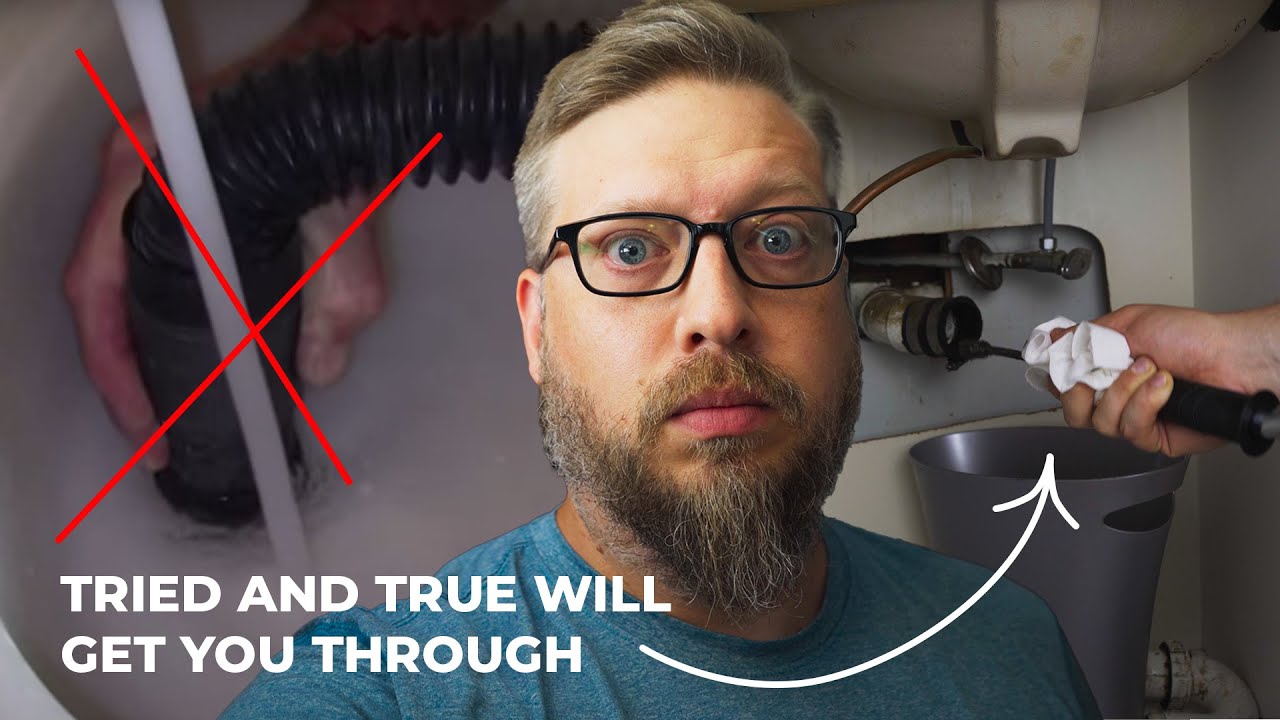 How to Snake a Clogged Drain One Simple Tip That Always Leads to Success YouTube