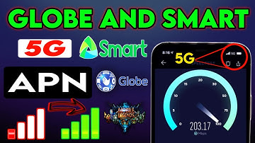 5g apn settings for globe/smart telecom | internet speed problem solve
