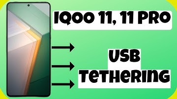 IQOO 11, 11 Pro USB Tethering || How to setup USB tethering || Enable USB tethering