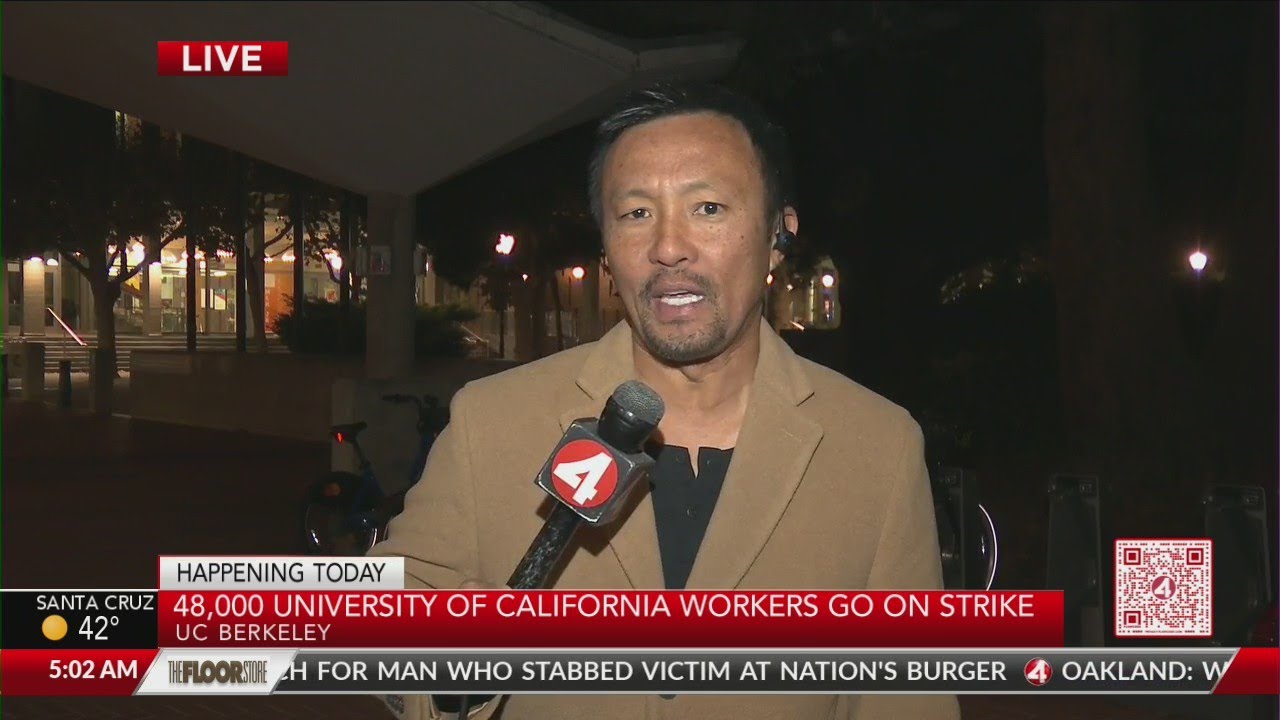 48,000 UC workers go on strike - YouTube