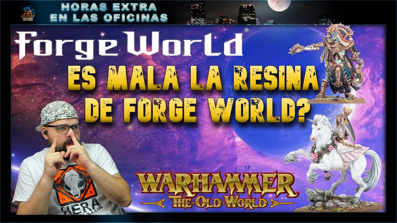 OLD WORLD MOLA, PERO ES QUE LA RESINA... ¿¿ES MALA LA RESINA DE FORGE WORLD ACTUAL?? COMPARATIVA!!