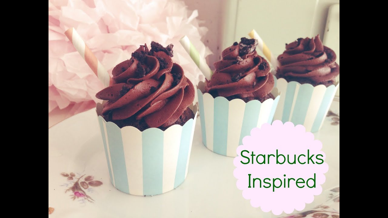Starbucks Mocha Cookie Crumble Frapp Cupcake