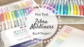 Zebra Mildliner Highlighter Pen Test | $15 @ Target!! |