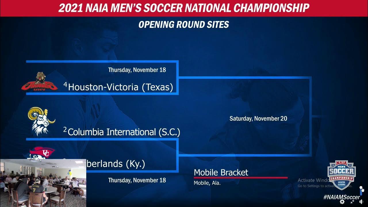 NAIA Men's Soccer Selection Show Watch Party YouTube
