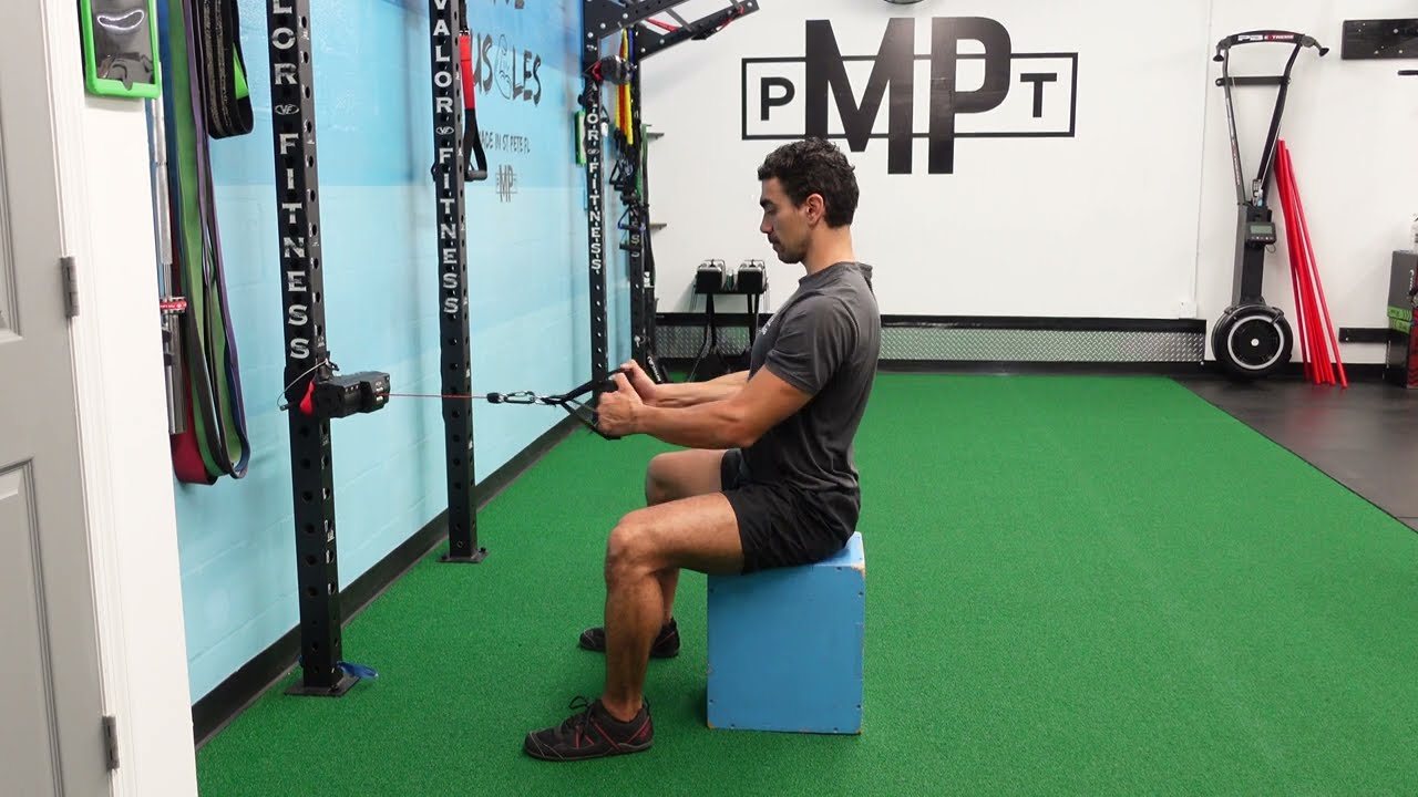 Seated Double Arm Cable Row