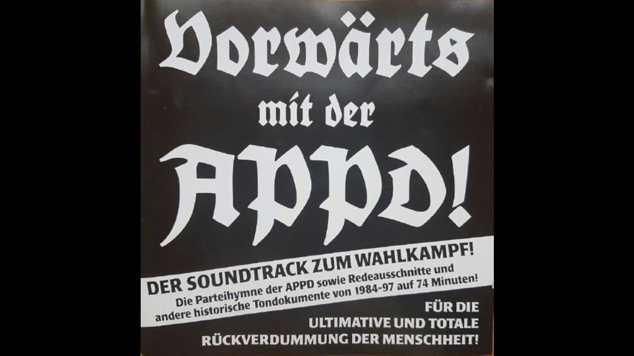 APPD Hymne   Wählt den politischen Frühling!