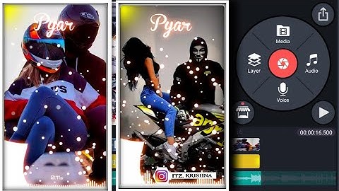 Make Full Screen Trending Whatsapp Status Video In Kinemaster - New Style Template Editing