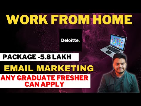 Deloitte Hiring Fresher | Work From Home Jobs | Package-6.82 LPA | Latest Jobs 2023 | wfh | Deloitte