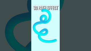 3D path effect in Illustrator | #adobeillustrator screenshot 1