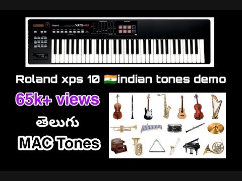 Roland XPS-10 Indian Tones 2018 sitar banjo harmonium shenai  violin etc.
