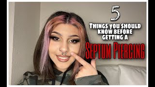 5 Things You should Know Before Getting a Septum Piercing