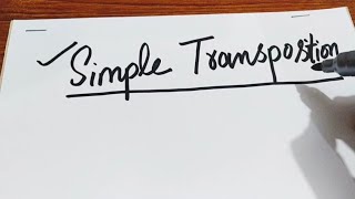 Simple Transposition/Transposing one form of prescribed Glasses into another