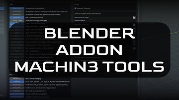 Blender Addon - Machin3Tools