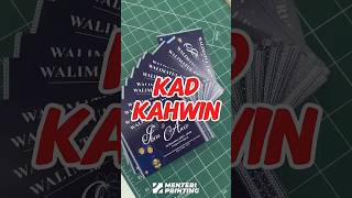 KAD KAHWIN/WEDDING CARD #menteriprinting #weddingcards #printing