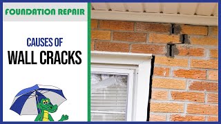 🐊Causes of Wall Cracks | Foundation Repair