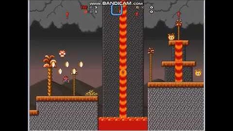 SMBX Custom Level: Fireball Falls