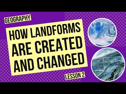 How Natural Processes And Human Activities Create And Change Landforms