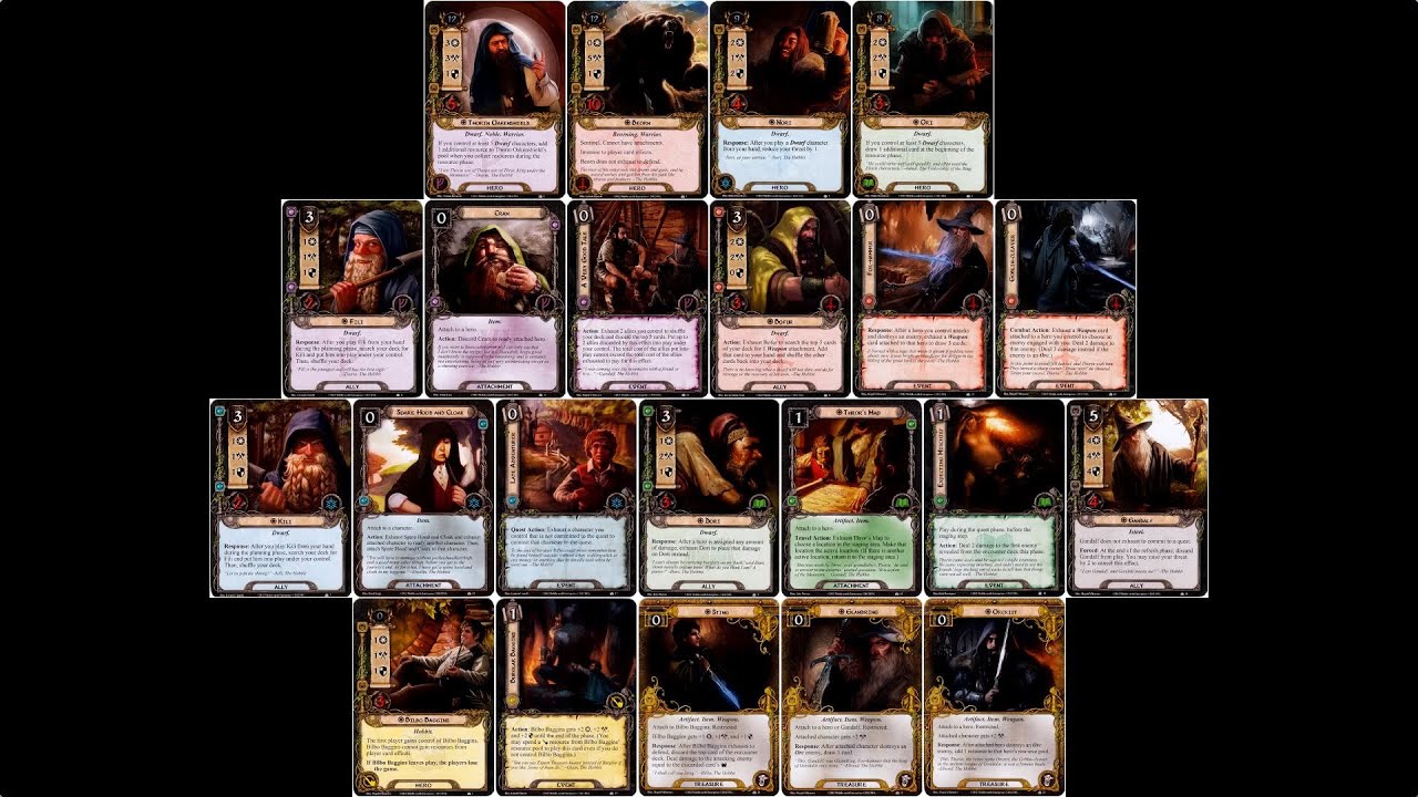 New The Hobbit Over Hill and Under Hill Lord of the Rings Lcg