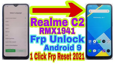 Realme c2 frp bypass - Google account lock removed