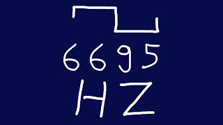 6695 hz square