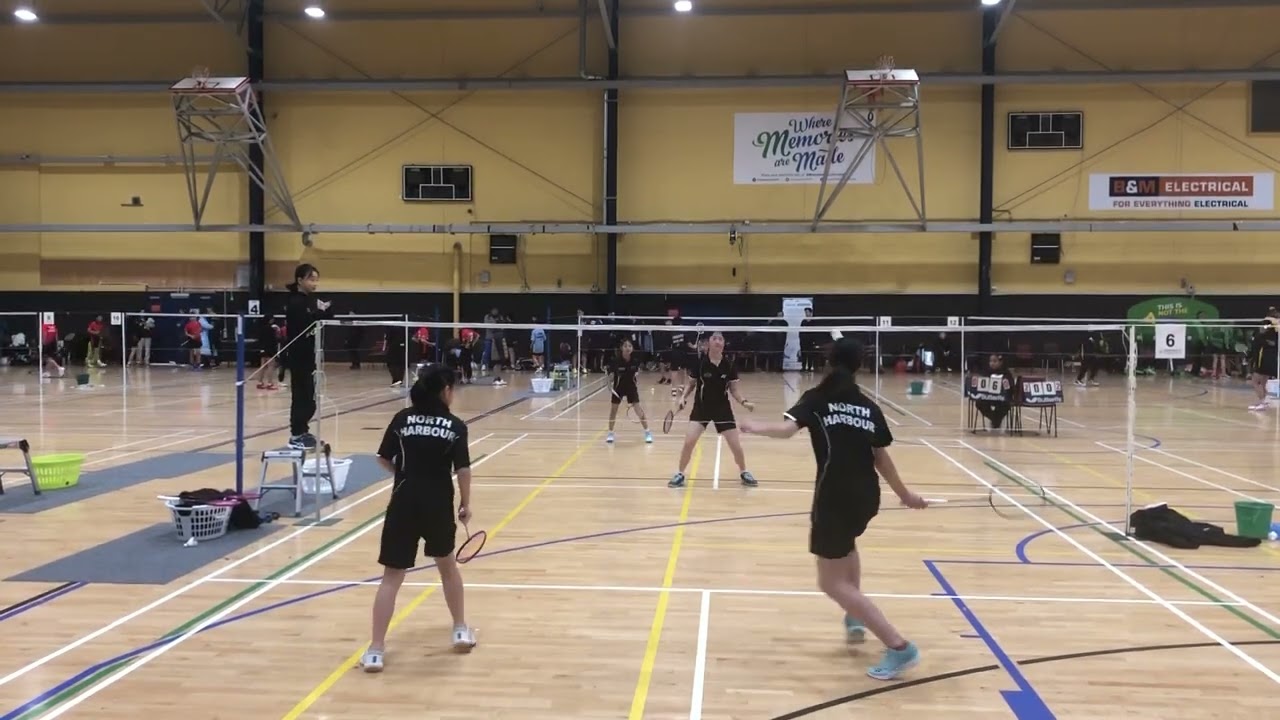 North Harbour 1 vs North Harbour 2 Girl Double 1