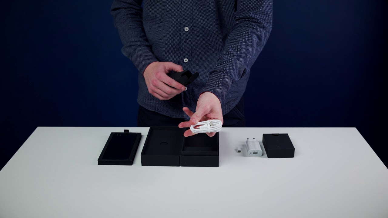 ZTE Axon M Распаковка