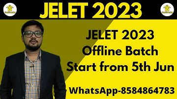 JELET 2023 Offline Batch | Start from 5th Jun | By Easy2Learning