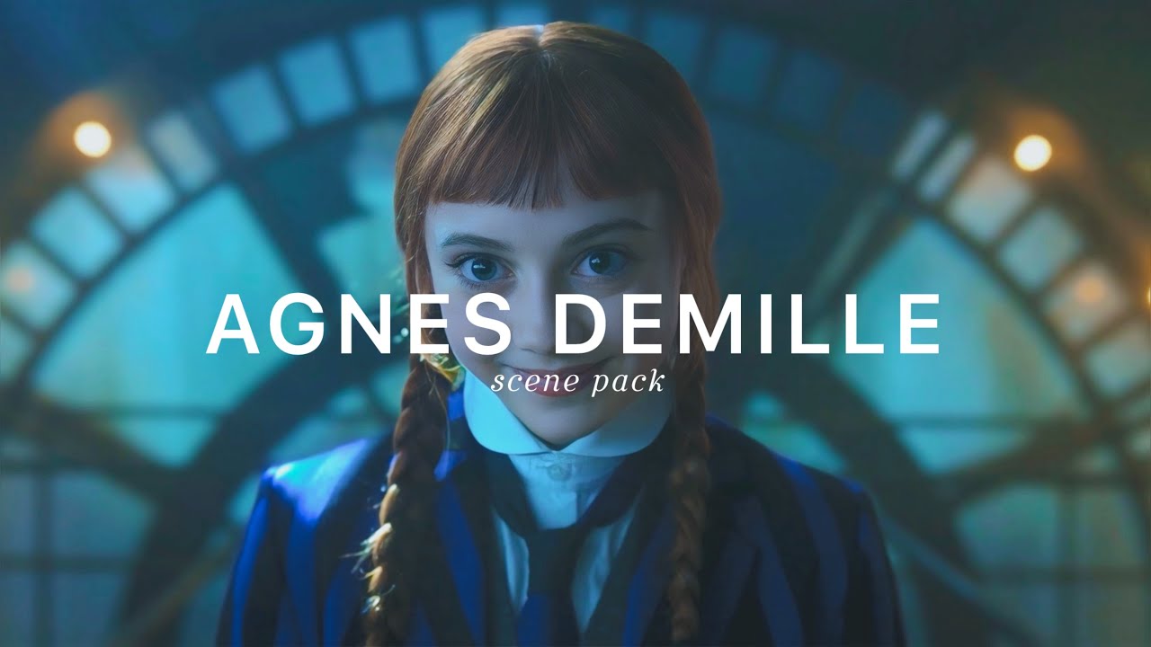 agnes demille 'wednesday' season 2 scene pack