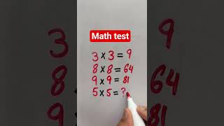 math logical test for genius💪.#mathpuzzle #mathsbraintestsolution#mathpuzzle #testandlearn#education