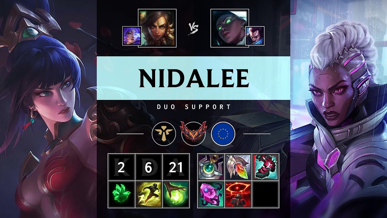 Nidalee Support vs Senna - EUW Grandmaster Patch 25.16