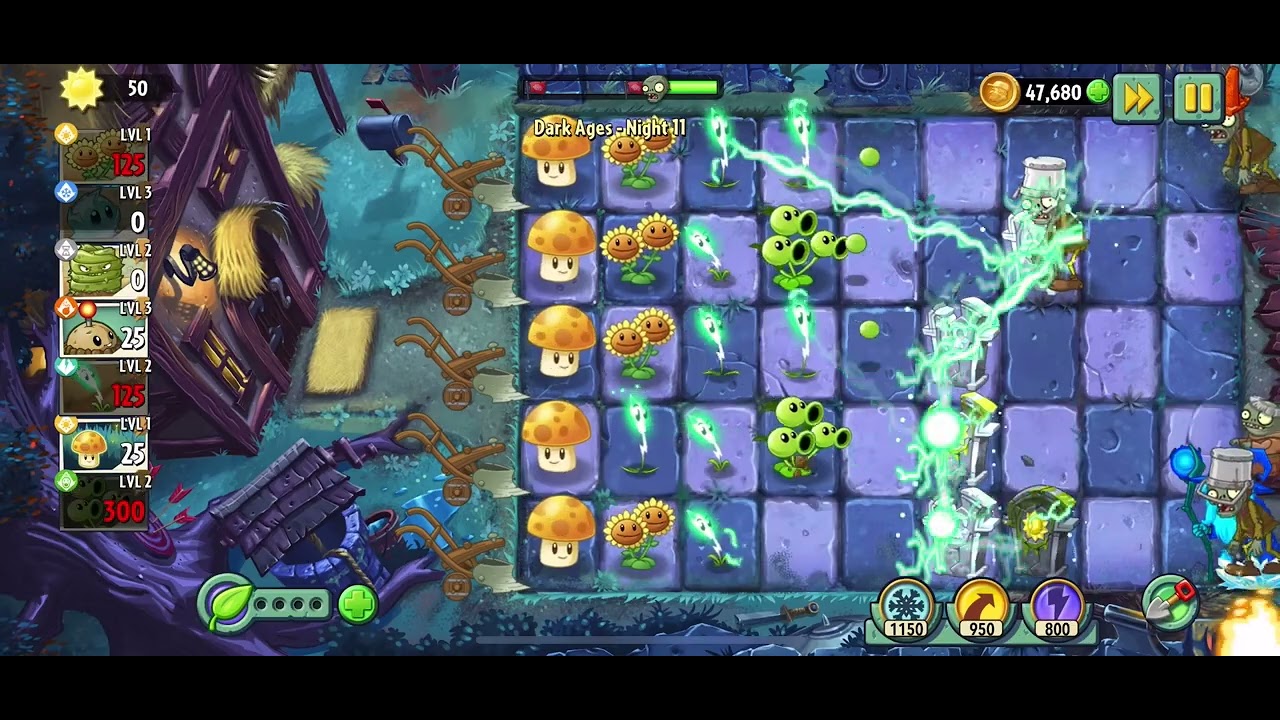 Plants vs Zombies 2 - Dark Ages - Night 11 - 2024 - YouTube