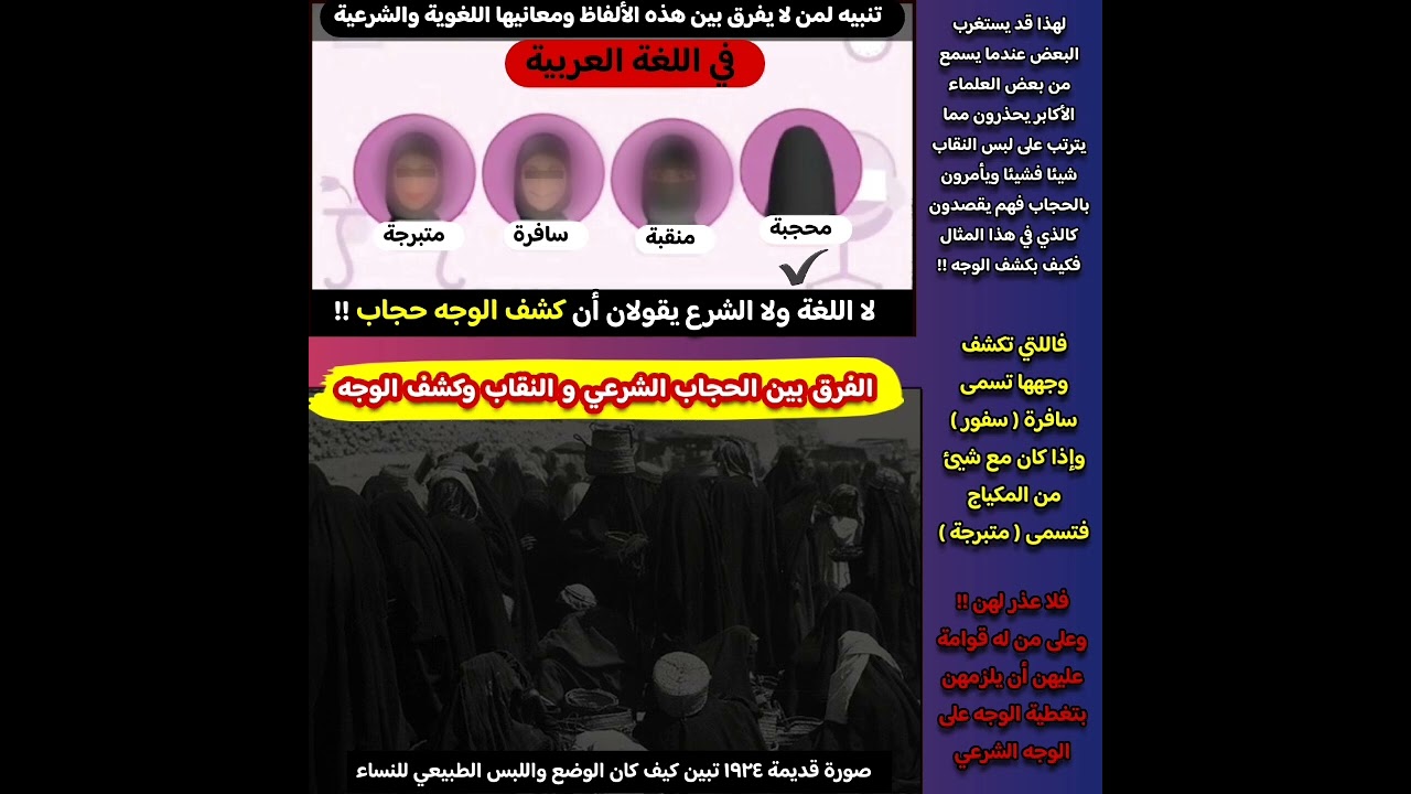 الفرق بين الحجاب الشرعي و النقاب و كشف الوجه ؟ مفاهيم خاطئة منتشرة | صالح الفوزان - ابن عثيمين