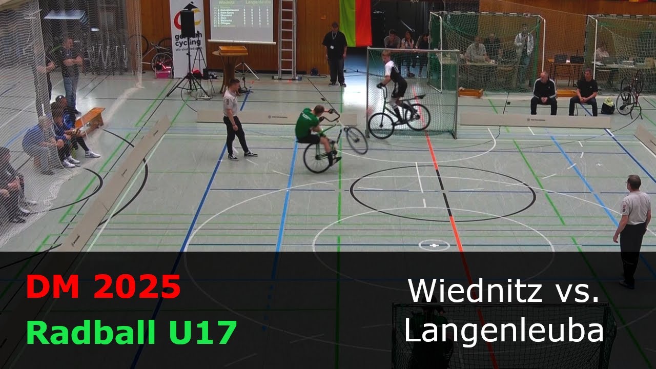 Radball U17 Deutsche Meisterschaft 2025 Spiel 01 von 28: Wiednitz - Langenleuba