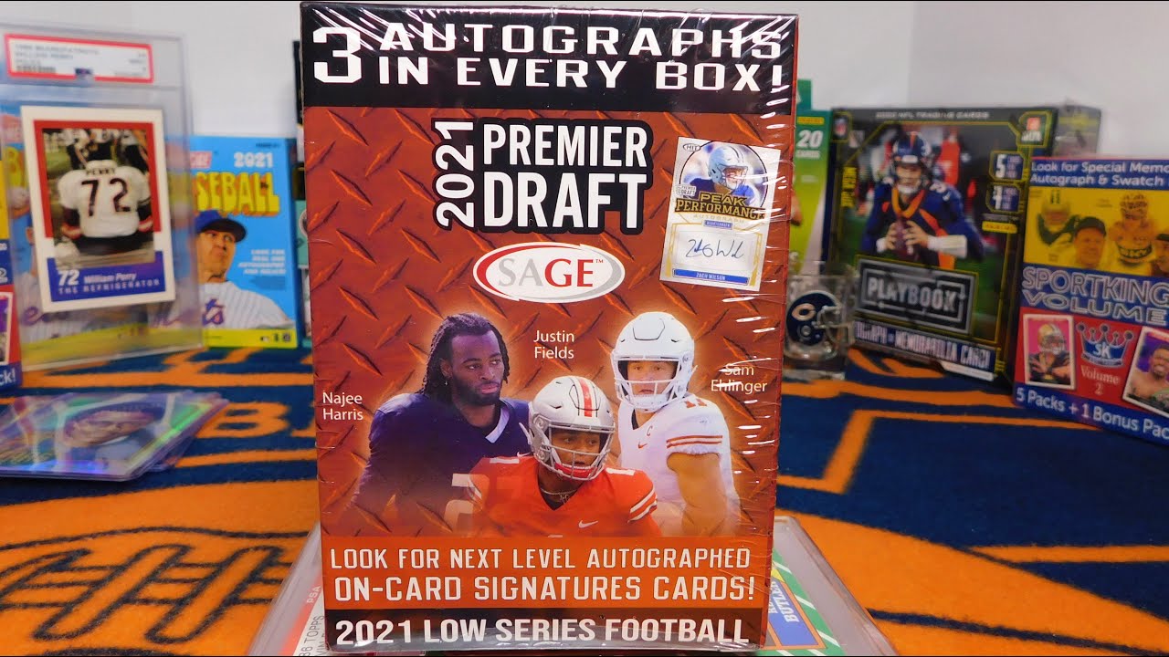 2021 Sage Premier Draft box opening (Low Series) 3 Autos!
