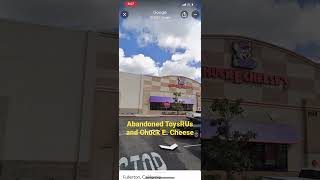 Abandoned ToysRUs and Chuck E. Cheese in Fullerton CA