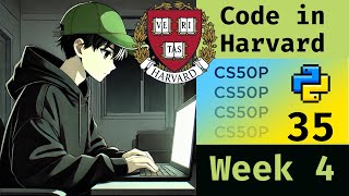 🔴 LIVE CS50 Python | Week 4 | Log 35|  CODE in Harvard just 1 HOUR BITCOIN
