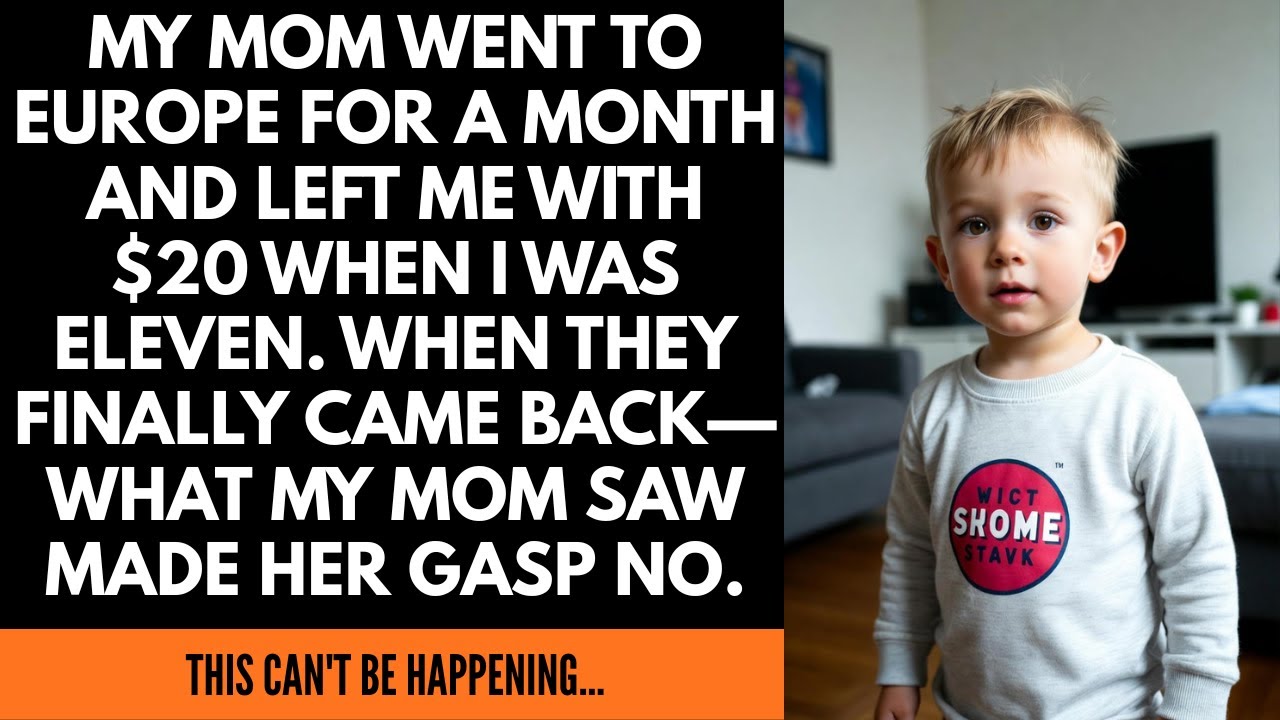 Моя мама уехала в Европу на месяц и оставила мне 20 долларов, когда мне было одиннадцать. Когда о...