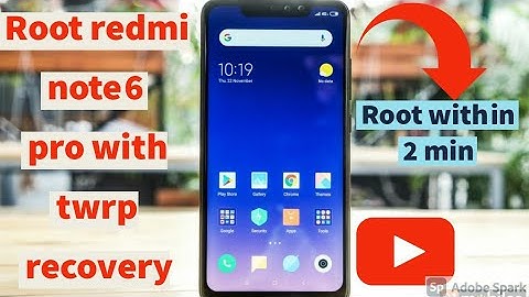 How to root redmi note 6 Pro with twrp recovery ✅