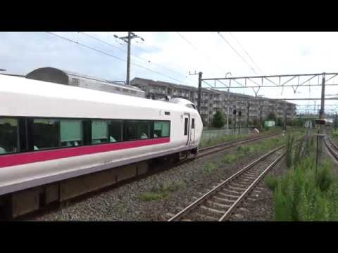 常磐線特急E657系　佐貫駅通過