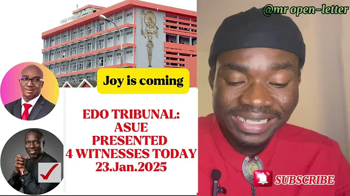 EDO ELECTORAL: Asue Ighodalo Presented 4 Outstanding Witnesses In Tribunal.