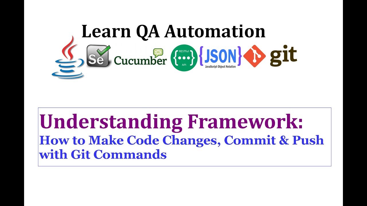 How to make Code Changes, Commit & Push Code with Git Commands - YouTube